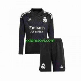Real Madrid Golmanski Gostujući Dječji Nogometni Dres 2023-2024 Dugim Rukavima